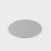 마그네틱 원형 붙임철판 벽 부착식 금속판 자석용 1P, 스틸4cm