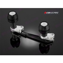무드패싯 혼다 FORZA350 배기관 보호 범퍼 가드 머플러 슬라이더 포르자 튜닝 바이커스, 실버 + 1개