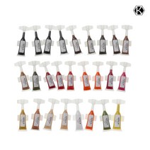 (1색상5개입) 세피아 반영구색소 1회용 0.6ml 무독성 자가검사획득 일회용색소 반영구재료, 블루컬렉션, 1개