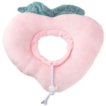 강아지 고양이 중성화 꿀잠 넥카라 목쿠션 12종, 과일 TYPE, 복숭아, S