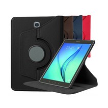 Arang 갤럭시탭A 8.0 SM-T380 T385S T385L T385K 시원스쿨탭, 회전케이스 블랙
