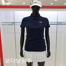 파사디 (모다남양주) 골프 여성 여름 강아지 로고 반팔 티셔츠 P21MTY161H-1