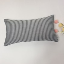 우리가 순면100% 줄무늬 푹신한 수제 베개커버(커버만)