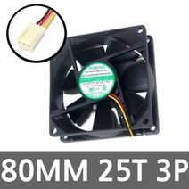 80MM 3P 고풍량 서버용 시스템 케이스 컴퓨터쿨러팬, 상품선택