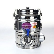 티알엠 업소용 보온 물통 보냉 국통 전기 포트 12L, 상세페이지 참조