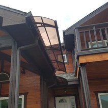 550X8600 주차장비가림 테라스파고라 폴리카보네이트 돌출차양 렉산지붕제작 햇빛가리게, 투명, 블랙, 실버