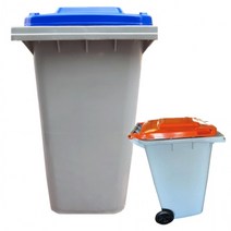 분리수거장 재활용품 분리수거함 240L, 뚜껑파랑, 뚜껑파랑