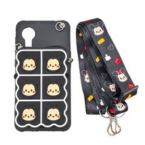 갤럭시A23 목걸이 폰스트랩 캐릭터 팝잇 키즈 케이스 SM-A235