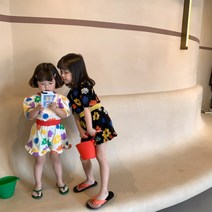 키즈봉봉 여아 여름 상하세트 인기코디 추천 바로배송 플라워파티상하세트