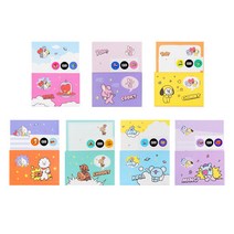 BT21 빼꼼편선지 방탄굿즈, 캐릭터:망, 단품