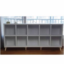 Sunshine 낮은 물품보관 선반장 칸막이 책장 와이드 낮은장 2000