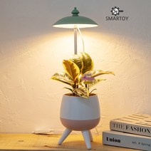 스마토이 LED 우산 식물 등 재배 성장 조명 전구, 우산식물등_화이트