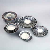샤센 일본 가정식 식기, 원형볼(대)