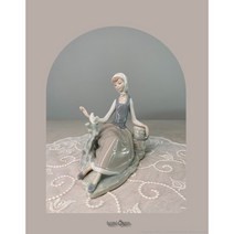 [앤틱/M] 야드로 양치기 소녀와 비둘기 Shepherdess with Dove 4660, 확인하였습니다.