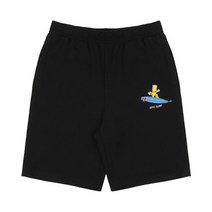 [벤셔먼] 남성 심슨 그래픽 반바지 블랙 BNBPT283M