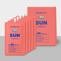 원데이 선크림 SPF50+ PA++++ 5p, 50ml, 1개