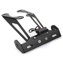 호환 오토바이번호판 번호판가드 번호판 홀더 펜더 엘리미네이터 두카티 몬스터 821 1200 R S 2018-2020 오, 01 Black