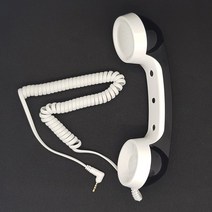 네네폰 스마트폰 수화기 SF코팅 부드러운 그립감 엽기 전화기 이어폰 3.5파이 이어폰잭 (이어폰단자 확인 필수), 신형네네폰 블랙
