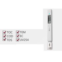TDS/COD/TOC/EC 수질 측정기 검사기 농도 테스트기, 3세대 4파라미터 (그레이)