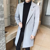 MOSAIRATION남성 가을 겨울 코트 오버핏 계절 아이템 데일리 직장인 필수품