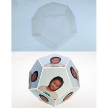 과학키트-뉴 투명 정12면체만들기(일반형)-1인용-수학교구