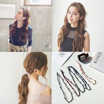 차이온 머리가 아프지 않은 - 진주 큐빅 헤어밴드