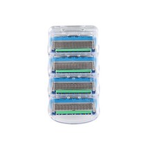 질레트 프로글라이드 매뉴얼 파워 5중 면도날 호환용 블루 4개입 8개입 12개입 호환 리필용, 1팩(4개입)