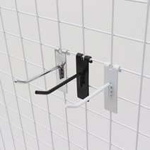 메쉬망 강화형 일자후크 휀스망 네트망 철망 진열부속, 크롬