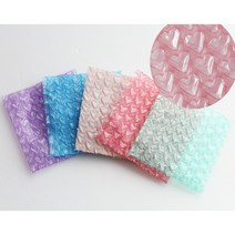 수다 하트뽁뽁이 에어캡, 20cm x 20cm (5개), 하트뽁뽁이딥핑크