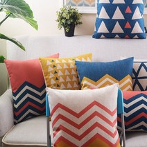 스칸디나비아 스타일 쿠션커버 거실 홈데코 침실 커버집 모델하우스 가정 홈데코카버