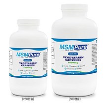 (500캡슐 당일) Kala Health 칼라헬스 MSM 퓨어 옵티MSM 식물성 캡슐 1000mg 250캡슐 500캡슐 (2종 택1), 500캡슐