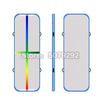 체조에어매트 베스트 셀러 풍선 가정용 튀는 트랙 펌프 트랙 프로모션 가격, 펌프가 있는 3x1x0.1m, 화려한 파란색, 1개