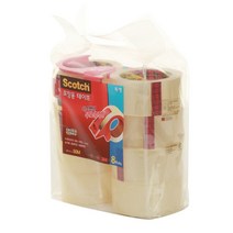 스카치 포장용테이프 8입 + 디스팬서 무료증정 쓰리엠 포장용 테이프