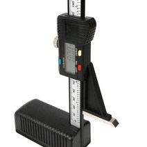 하이트 게이지 높이 측정기 다이얼 디지털 디스플레이 목공 측정 도구 내마모성 미니 경량 자기 플라스틱 홈