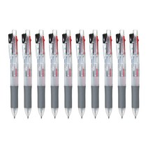 제브라 사라사4 4색 젤볼펜 멀티펜 0.5mm 클리어 J4J1-C, J4J1(클리어), 10개