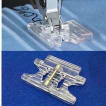 Pfaff #93-036942-91 7YJ198 용 장식 스티치 가이드가 있는 6MM 핀턱 풋 재봉틀