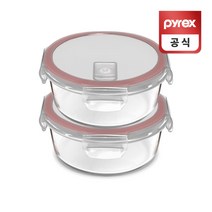 코랠 파이렉스 이지벤트 원형 밀폐용기 915ml 2P, 단품