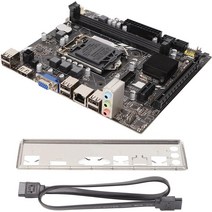 H61M 마더보드 코어 I7 / I5 I3 /펜티엄 /셀러론 LGA1155용 1155 핀 DDR3 듀얼 채널 쿼드 VGA HDMI 안정적인 전원 컴퓨터 높은 호환성, [01] 