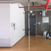 현관폴 패션매장창고폴 아이방폴 옷걸이폴 2중고정폴행거 자취용품 옷걸이스탠드 모던스타일 이동형행거, 1단 폴행거 (9,983개)