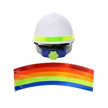 안전모 식별띠 라운드형(2cm) x5개 반사띠 안전모스티커 (D), 식별띠 라운드형 2cm(D)