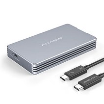 ACASIS 아카시스 썬더볼트4 40Gbps M.2 NVME 외장 SSD 케이스 TBU401K, 1