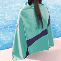 socean 습식 스포츠 타올 쿨 수건&보관통 120x60cm 물놀이 수영 타올 낚시 운동 땀 수건 빨리 마르는 드라이 쿨 타월