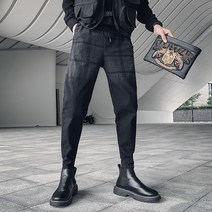 트레이닝팬츠슬림핏 트렌드 캐쥬얼 바지남자 겨울 가을 타입 그라데이션팬츠 스키니 트레이닝바지 4113601235