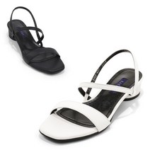 [AK PLAZA] [세라] SAERA S20S427 흑색 백색 여성샌들 3CM