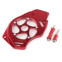 프론트 엔진 스프로킷 체인 가드 커버 캡 가와사키 ER6N 2006, 04 빨간