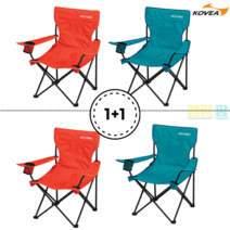 캠핑 의자 1+1 코베아 하이백 체어 2 경량 레드 민트 낚시 접이식 야외용 백패킹 코스트코, 민트+썬셋레드