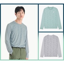 네파 남성 & 아이스콜드 기능성 티셔츠#NC&강서점 추천상품#여름성 긴팔 제품으로 한여름까지 착용 가능#은은한 광택이 포인트인 소프트 냉감 멜란지 소재 적용#