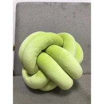 매듭이있는 플러시 비치 선 라운지 베개 허리 백 쿠션 Chaise Lounge 락킹 데크 의자 18cm/30cm/25cm, 연한 초록색_18x18cm | 중국