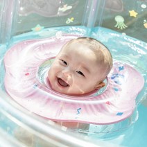 [인타임베란다풀장] 이오맘 신생아 아기 수영장 베이비 스위밍 풀장 목튜브 EOMOM-001, 소형 투명 (70x70), 목튜브 구매안함