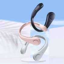 TSi 넥밴드 선풍기 날개없는 휴대용 넥풍기 목걸이 목풍기 샤오미 JISU LIFE 디자인 TSI-C2000, 2. 블랙 - 1개
